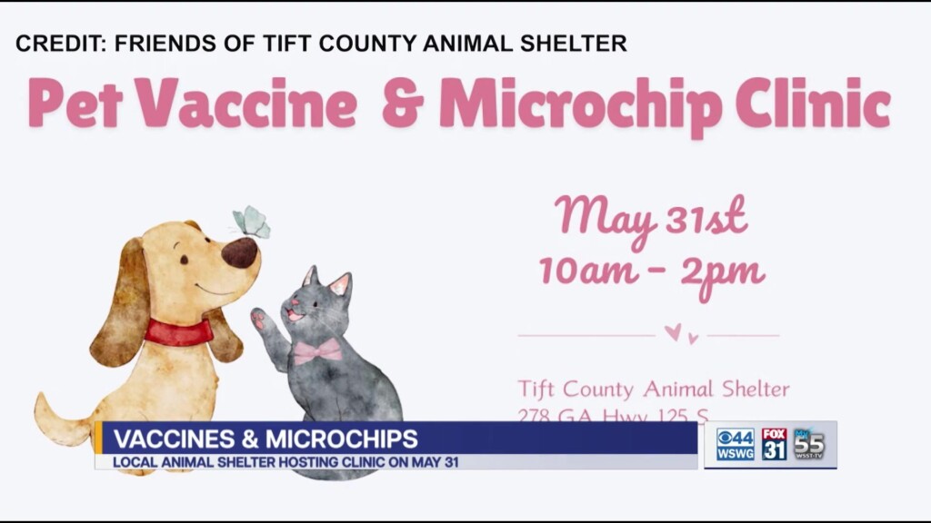 Tift Animal Shelter Pet Vaccine Microchip Clinic