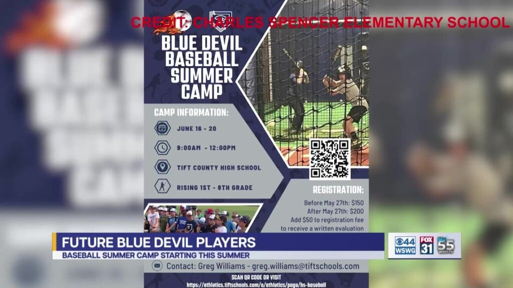 Tift County Blue Devil Baseball Summer Camp
