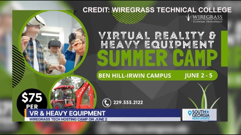 Wiregrass Tech Virtual Reality & Heavy Equip Summer Camp