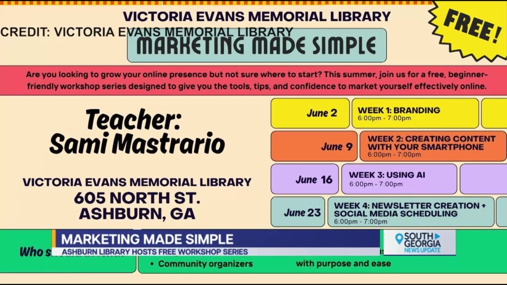 Ashburn Library Marketing Made Simple With Sami