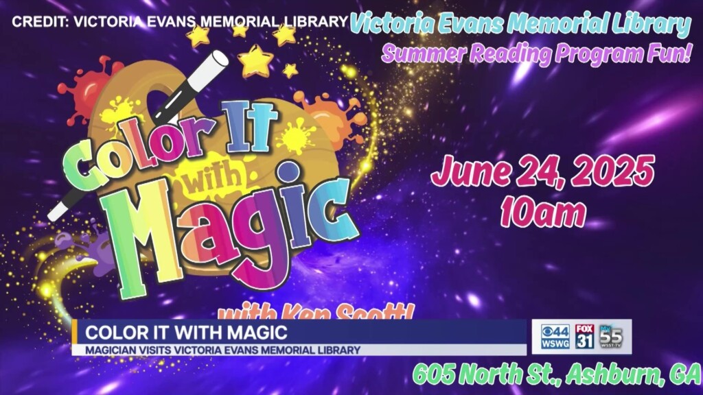 Color It With Magic Performance Magician Ken Scott Ashburn Library