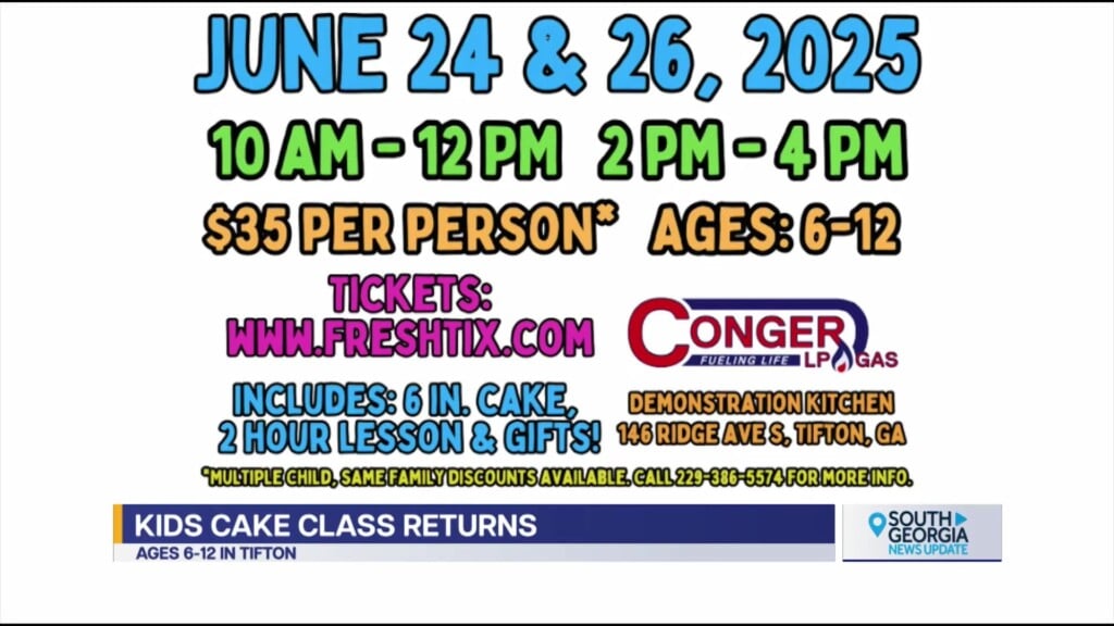 Conger Lp Gas Coles Cakery Cake Decoration Classes