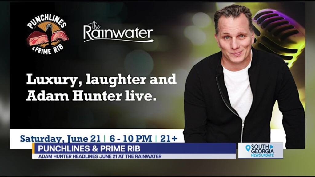 Valdosta The Rainwater Punchlines Prime Rib Comedian Adam Hunter