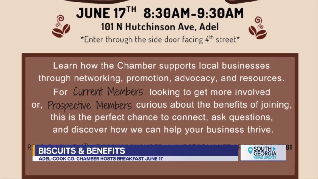 Adel Cook Chamber Of Commerce Biscuits Benefits