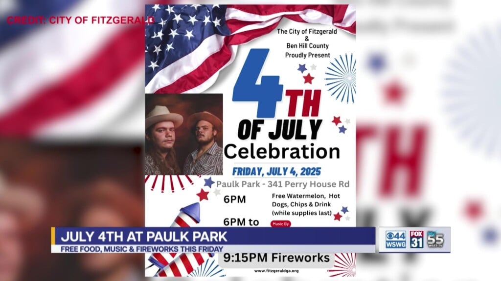 Fitzgerald 4th Of July Celebration Paulk Park