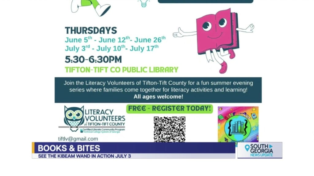 Literacy Volunteers Of Tifton Books And Bites
