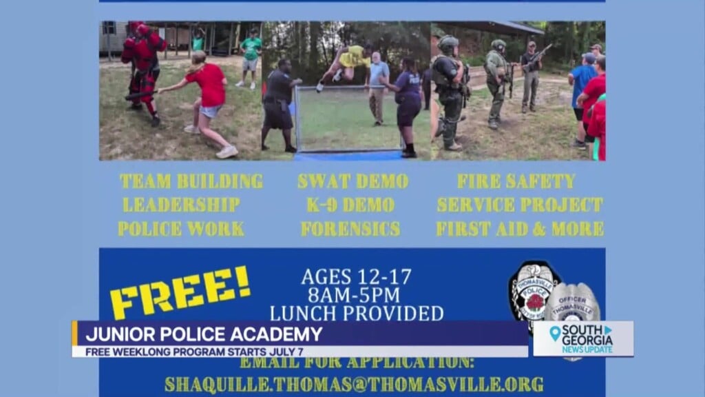Thomasville Pd Junior Law Enforcement Academy