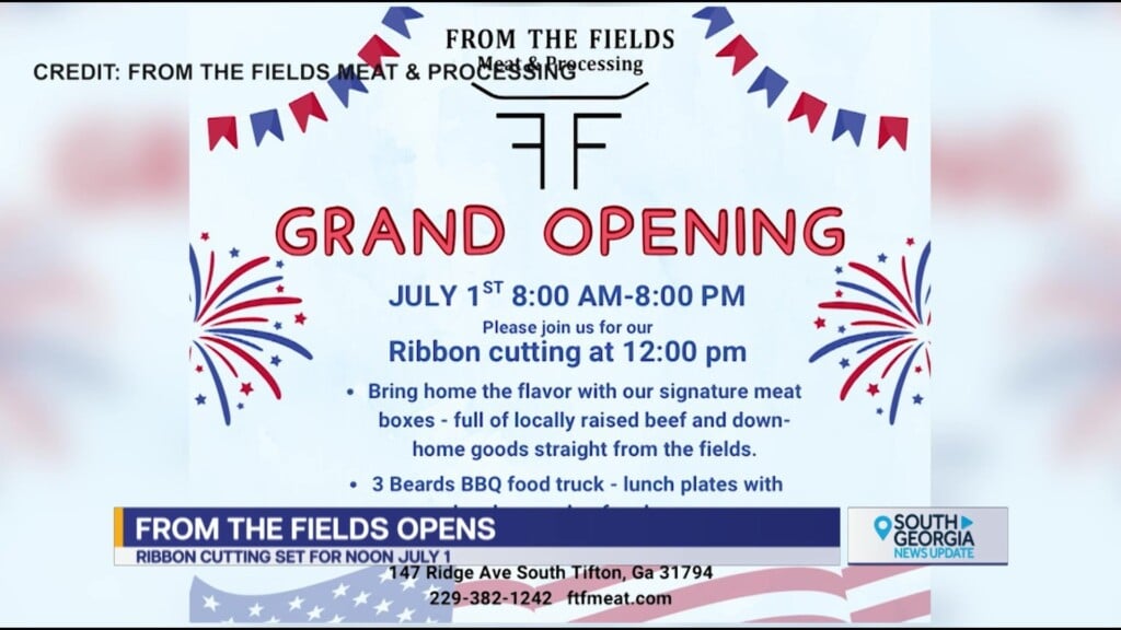 From The Field Meat & Processing Grand Opening Tifton