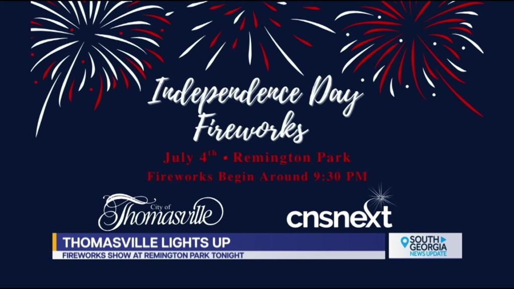 Thomasville Indpendence Day Fireworks Show Remington Park