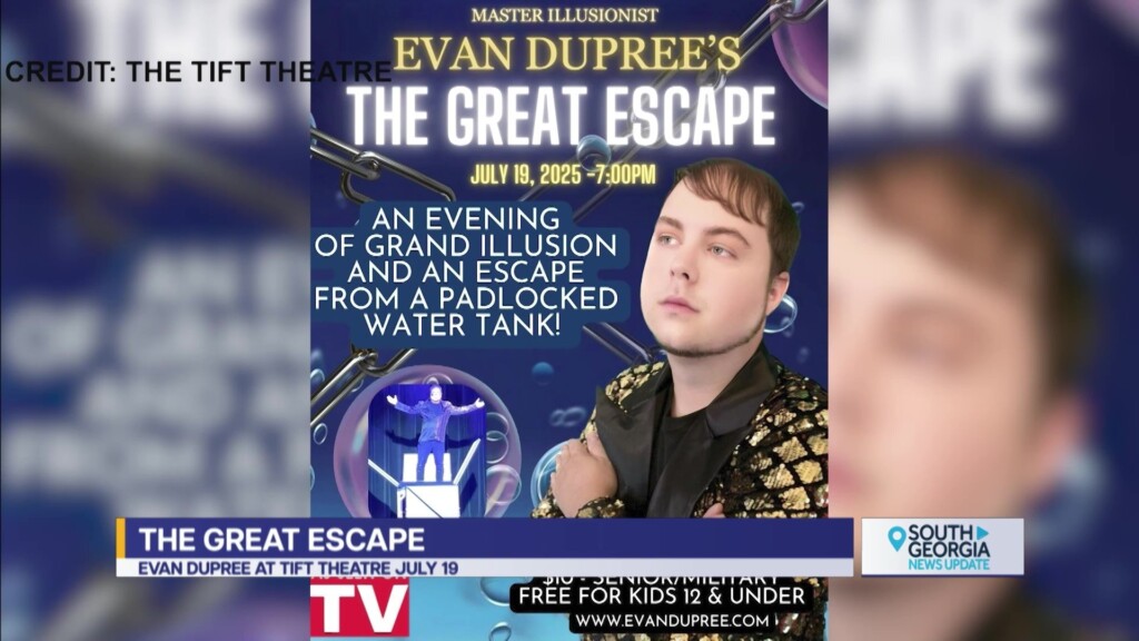 Tift Theatre Presents Master Illusionist Magician Evan Dupree's The Great Escape