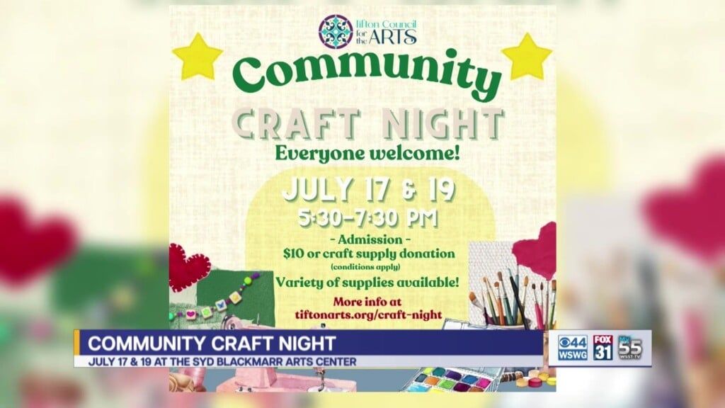 Tifton Council For The Arts Community Craft Night