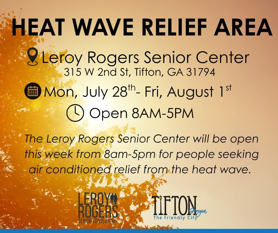 Heat Wave Relief Area At Leory Rogers Senior Center