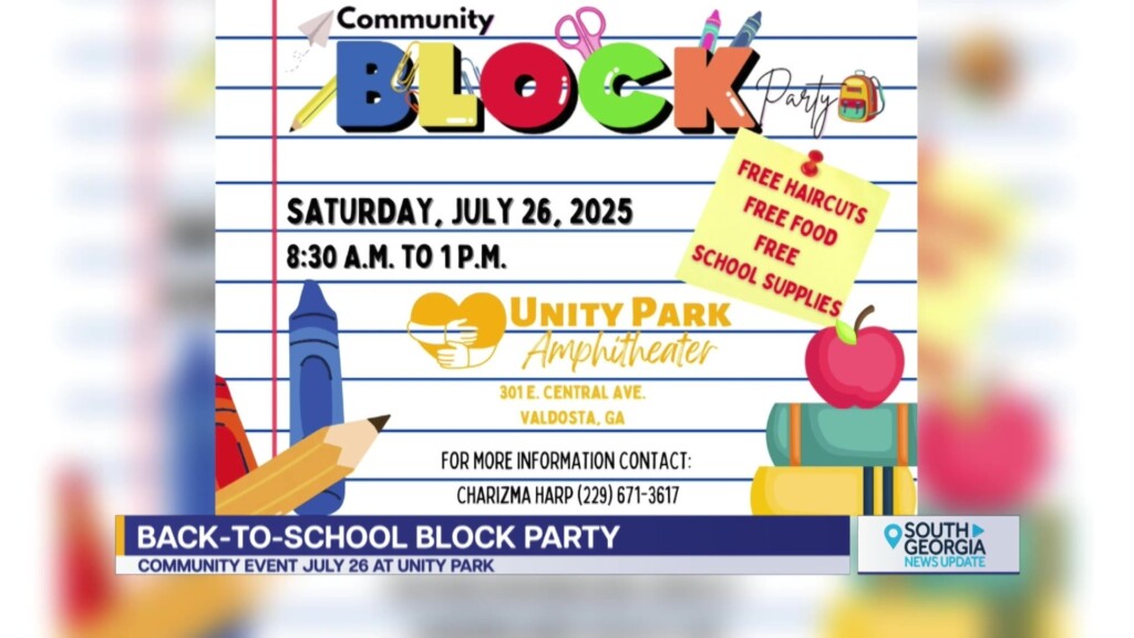 Valdosta Back To School Community Block Party
