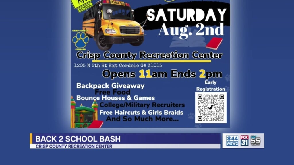 Crisp County Recreation Center Back To School Bash