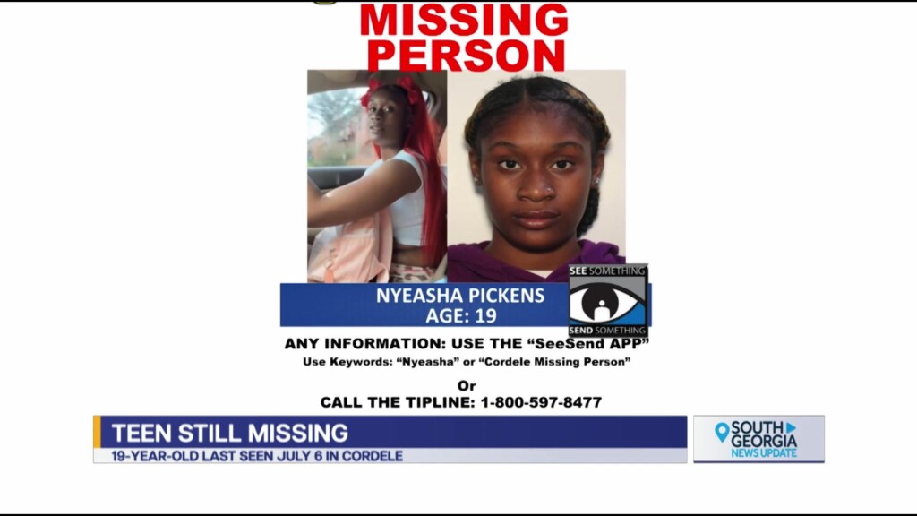 Cordele Crisp Co Nyesaha Pickens Search Continues