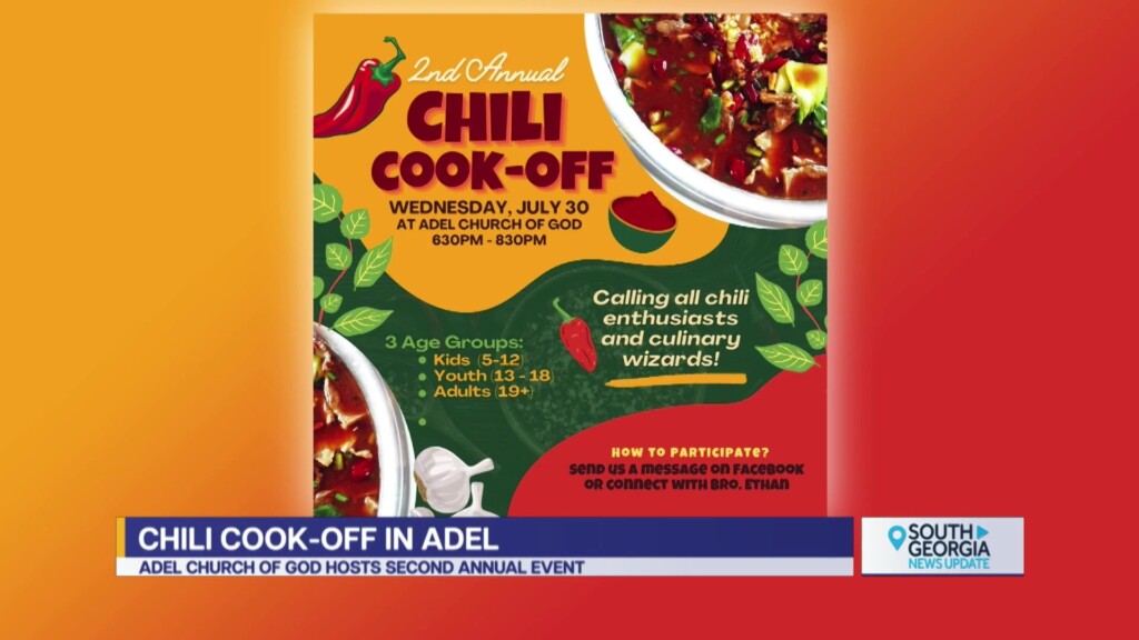 Adel Church Of God 2nd Annual Chili Cook Off
