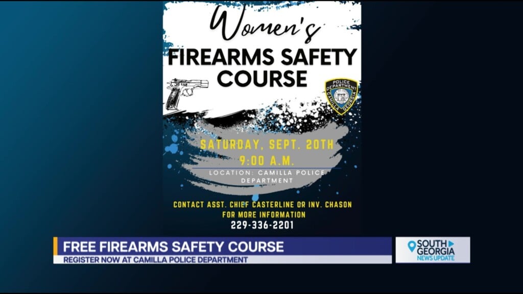 Camilla Police Department Free Womens Firearms Training Course