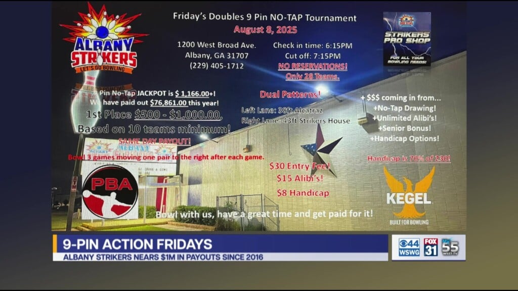 Albany Strikers 9 Pin No Tap Bowling Tournament