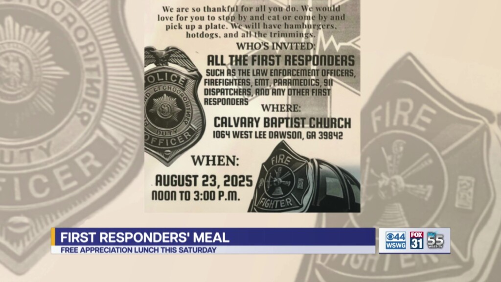 Calvary Baptist Church First Responders Meal