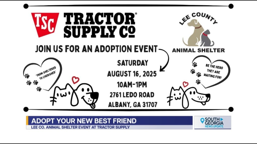 Lee Co Animal Shelter Pet Adoption Event Tractor Supply