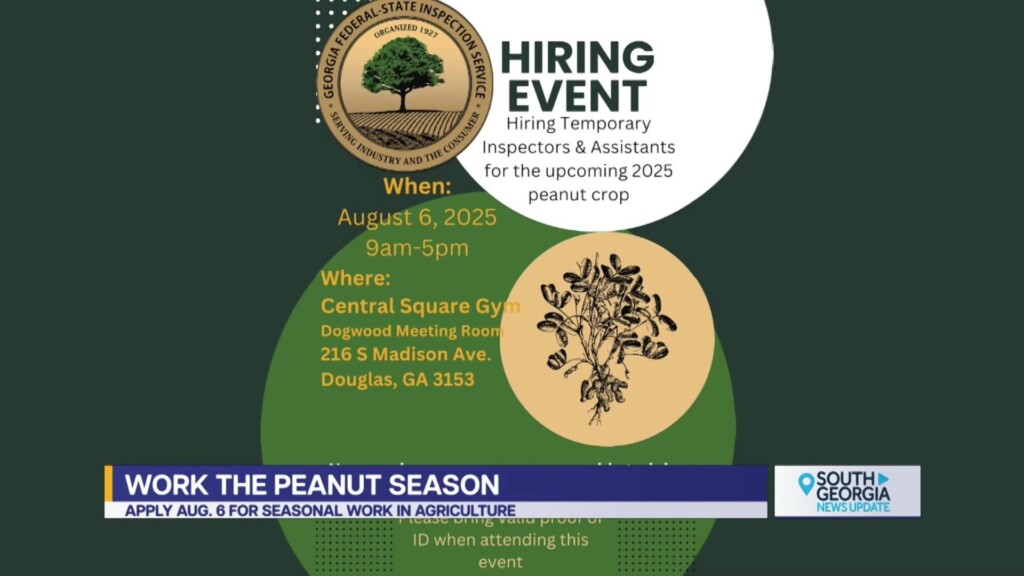 Ga Federal State Inspector Hiring Event In Douglas