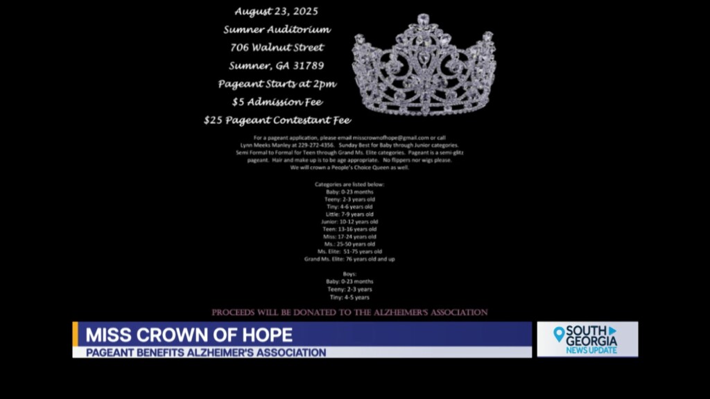 Miss Crown Of Hope For Alzheimers Association
