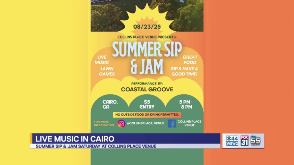 Cairo Collins Place Venue Summer Sip & Jam