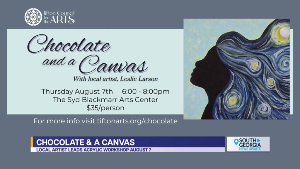 Tifton Council Of The Arts Chocolate & A Canvas