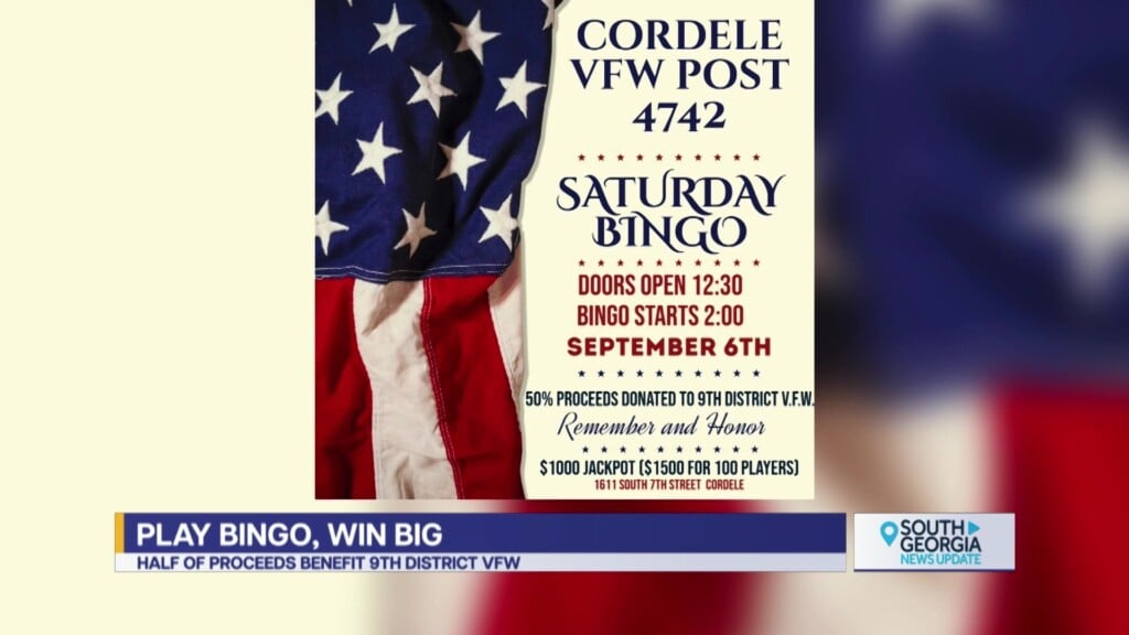 Cordele Vfw Post 4742 Saturday Bingo Sessions
