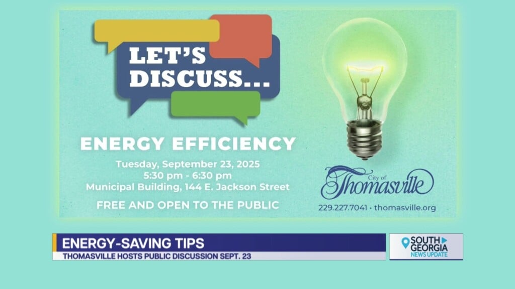 City Of Thomasville Energy Efficiency Public Discussion