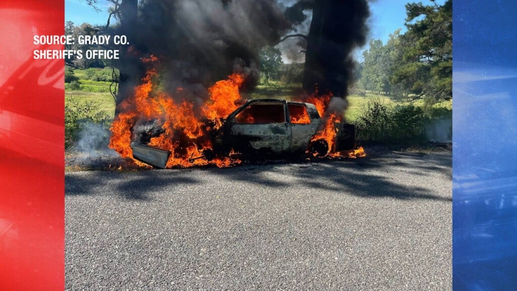 Grady Co Vehicle Fire 1