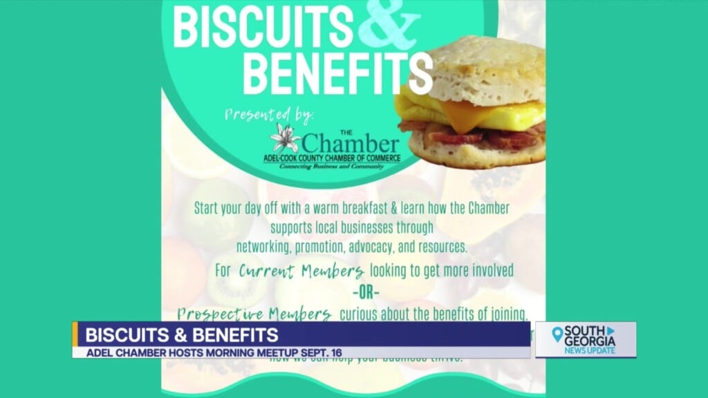 Adel Cook Chamber Biscuits And Benefits Informational Session