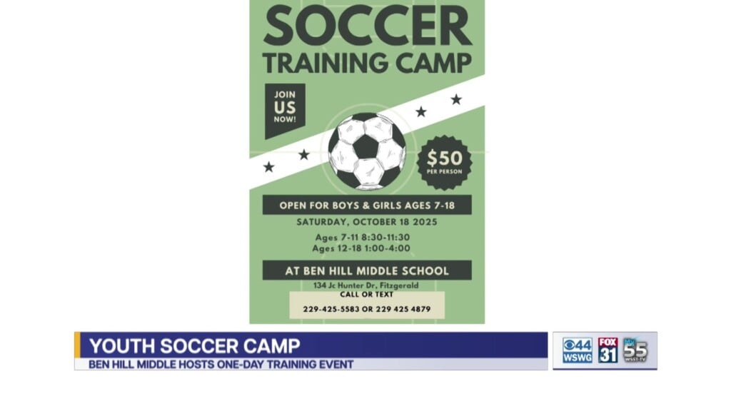 Ben Hill Middle Youth Soccer Camps