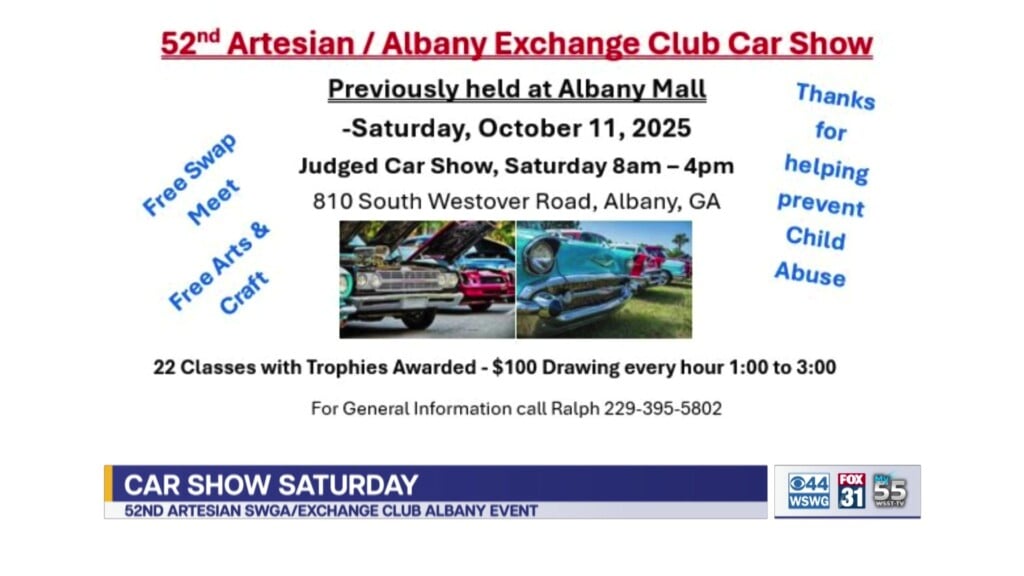 52nd Artesian Albany Exchange Club Car Show