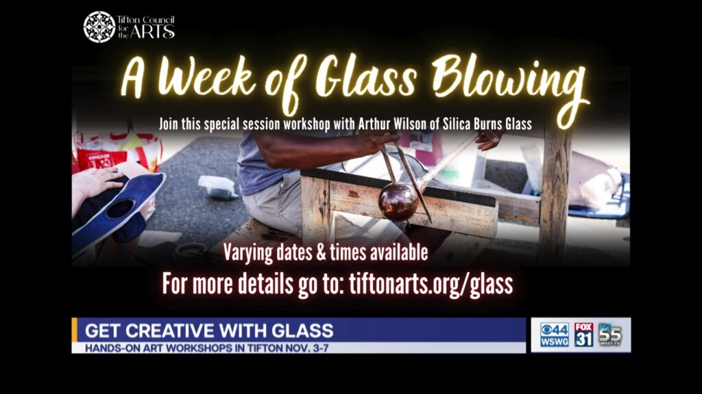 Tifton Council For The Arts Glass Blowing Classes