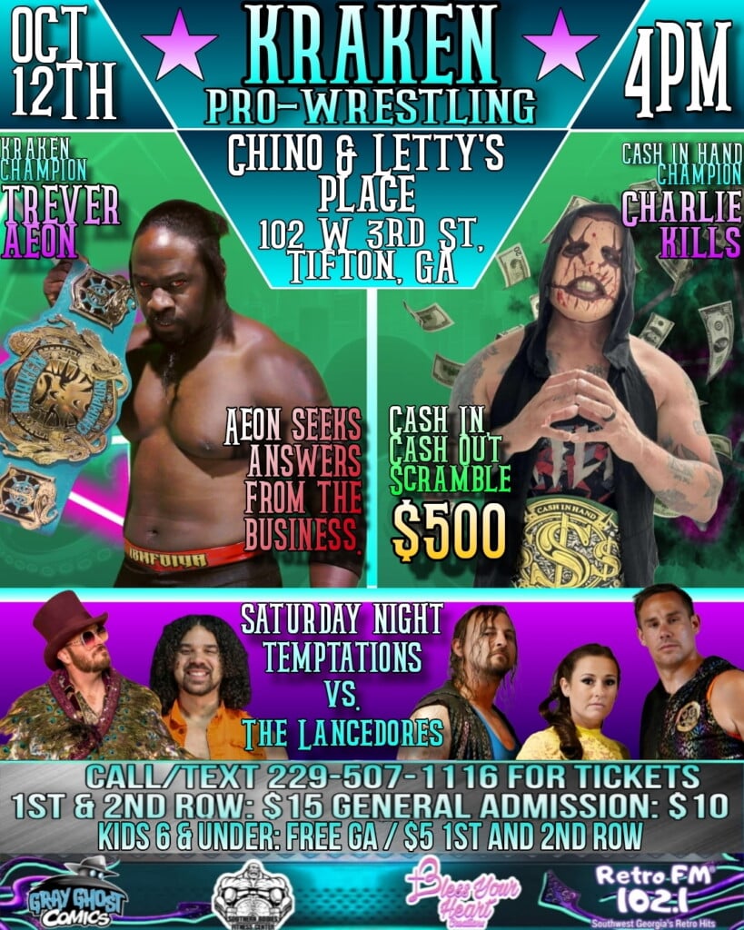 Kraken Pro Wrestling Oct 12
