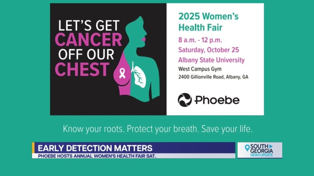 Phoebe Annual Women's Health Fair Let's Get Cancer Off Our Chest