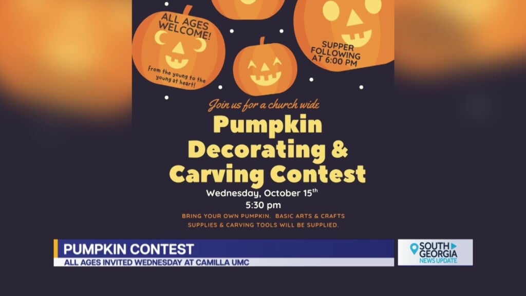 Camilla United Methodist Pumpkin Decorating & Carving Contest