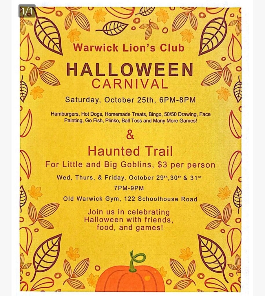 Warwick Lions Club Haunted Trail