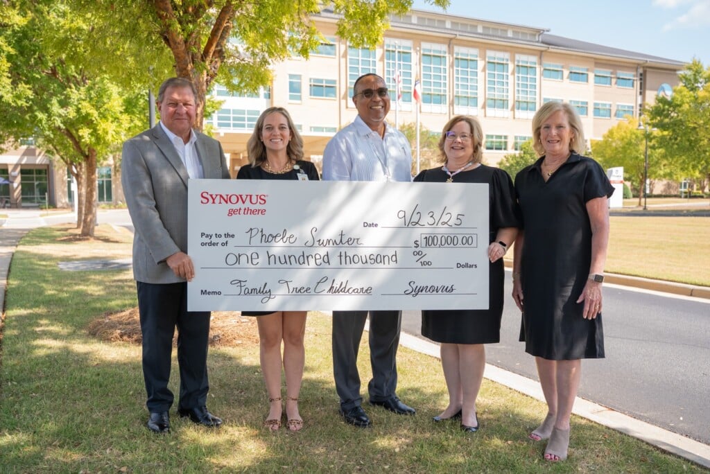 Synovus Donates 100000 To Support Childcare Facility At Phoebe Sumter Medical Center