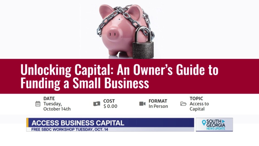 Sbdc Unlocking Capital Informational Session