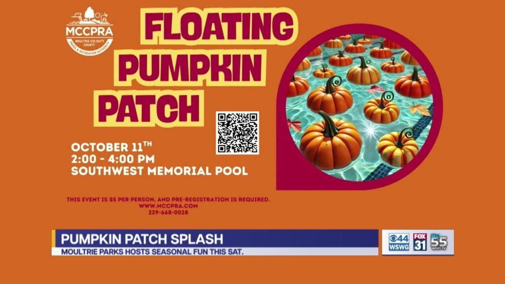 Moultrie Colquitt Parks & Rec Floating Pumpkin Patch
