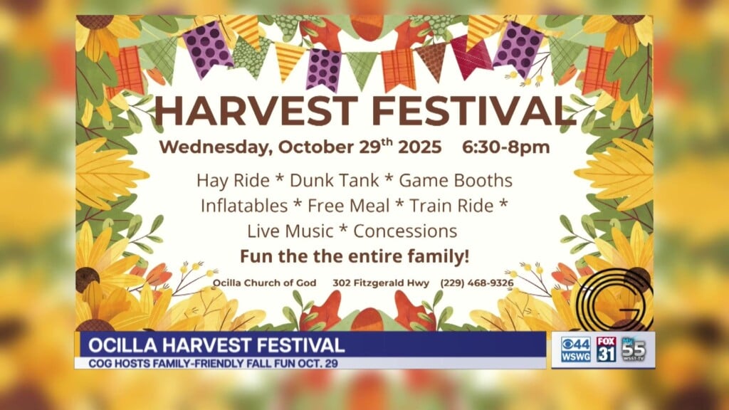 Ocilla Cog Annual Harvest Festival