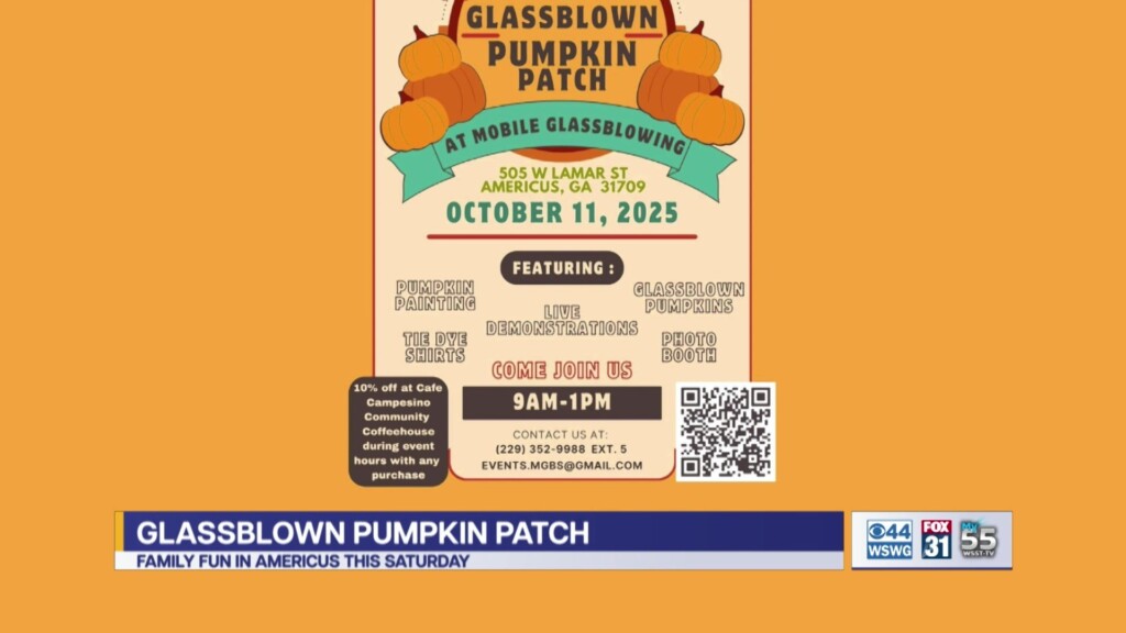Glassblown Pumpkin Patch In Americus