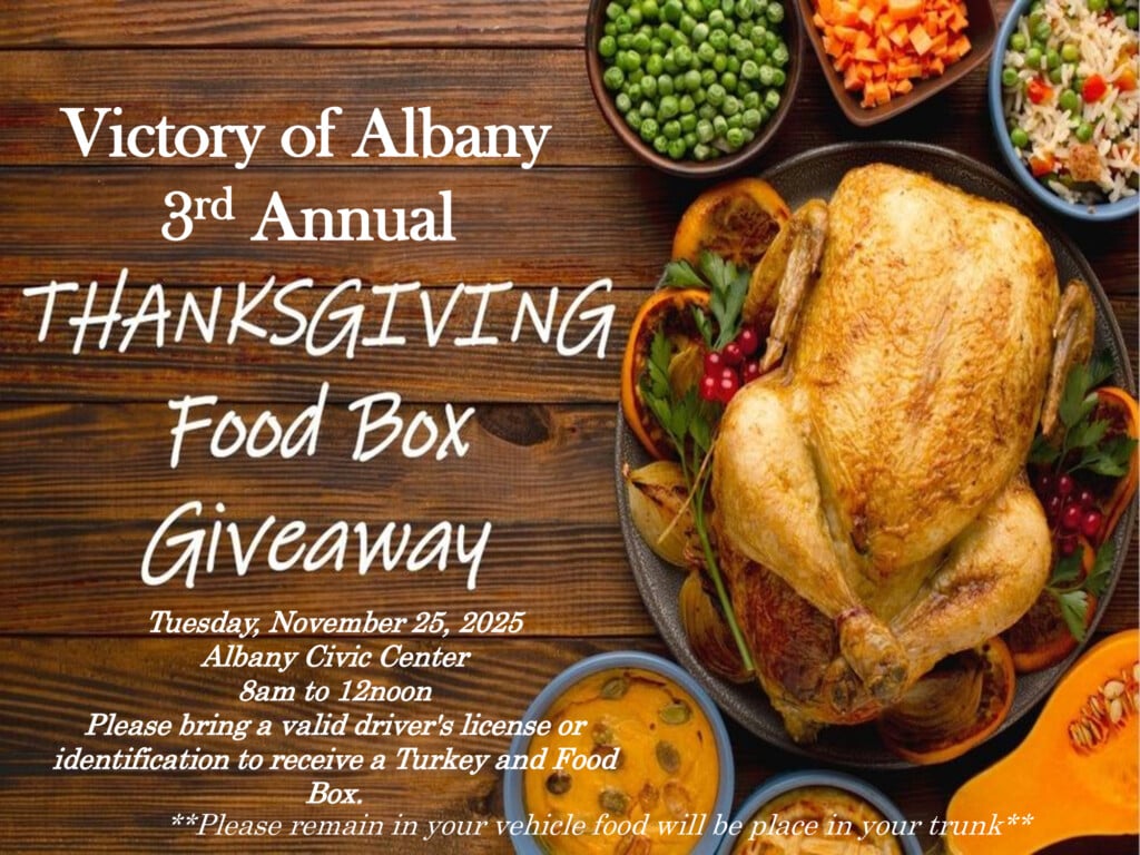 Victory Of Albany Annual Holiday Turkey And Food Giveaway