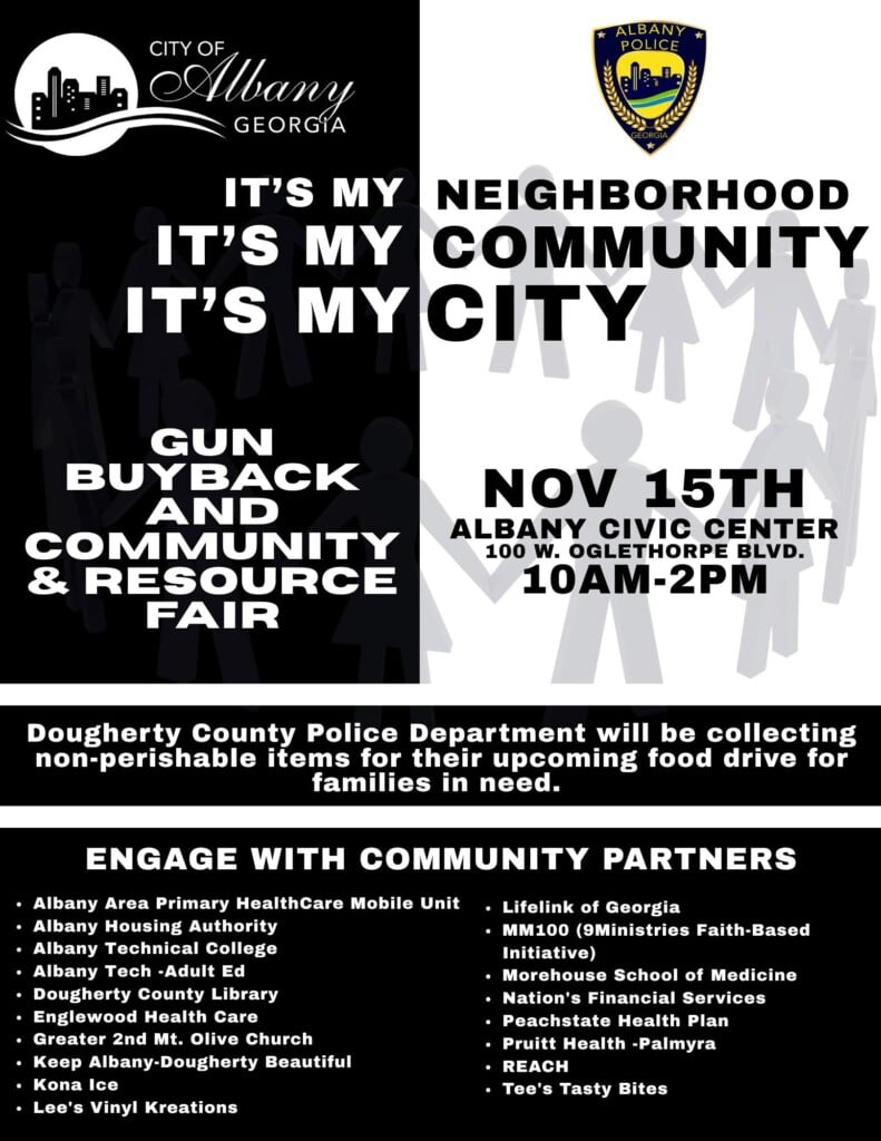 Albany Police Department To Host Annual Gun Buyback And Its My Neighborhood Its My Community Its My City