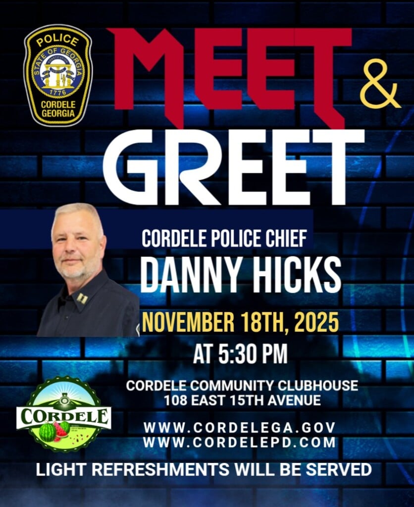Meet Greet Cordele Police Chief Danny Hicks