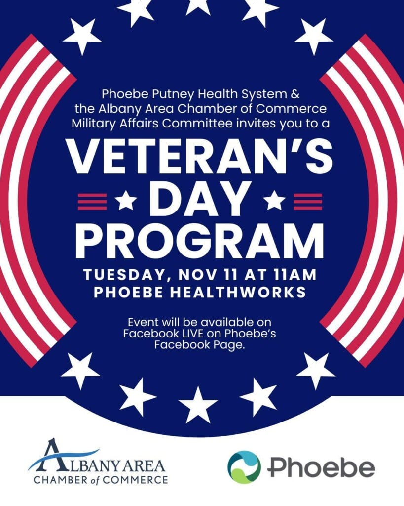 Albany Area Chamber Of Commerce Military Affairs Committee And Phoebe Putney Health System Veterans Day