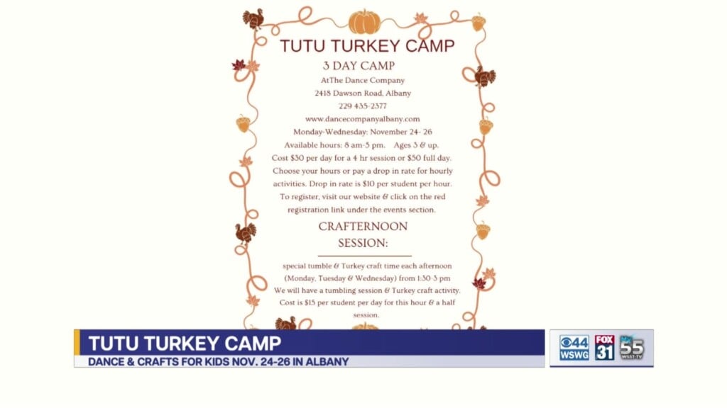 The Dance Company Tutu Turkey Camp Albany
