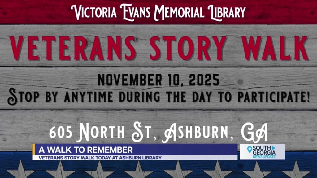Victoria Evans Memorial Library Veterans Story Walk Ashburn